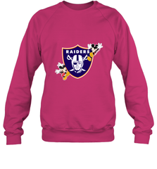 Nfl Oakland Raiders Champion Mickey Mouse Crewneck Sweatshirt Crewneck Sweatshirt - belovedtshirt