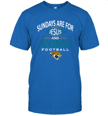 Sundays Are For Jesus and Jacksonville Funny Football Men's T-Shirt Men's T-Shirt - belovedtshirt