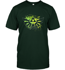 Legend Of Zelda Triforce Logo Paint Splatter Men's T-Shirt Men's T-Shirt - belovedtshirt