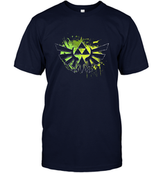 Legend Of Zelda Triforce Logo Paint Splatter Men's T-Shirt