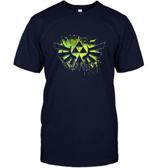 Legend Of Zelda Triforce Logo Paint Splatter Men's T-Shirt Men's T-Shirt - belovedtshirt