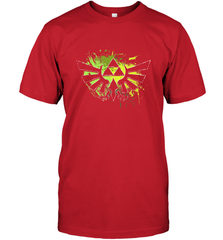 Legend Of Zelda Triforce Logo Paint Splatter Men's T-Shirt Men's T-Shirt - belovedtshirt