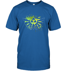 Legend Of Zelda Triforce Logo Paint Splatter Men's T-Shirt Men's T-Shirt - belovedtshirt