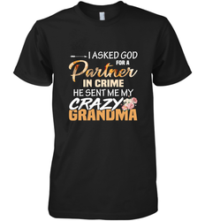 Crazy Grandma Partner in crime Men's Premium T-Shirt