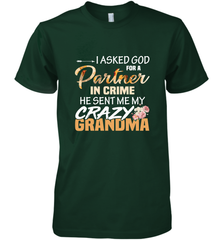 Crazy Grandma Partner in crime Men's Premium T-Shirt Men's Premium T-Shirt - belovedtshirt