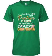 Crazy Grandma Partner in crime Men's Premium T-Shirt Men's Premium T-Shirt - belovedtshirt