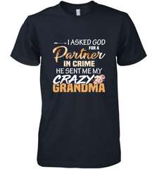 Crazy Grandma Partner in crime Men's Premium T-Shirt Men's Premium T-Shirt - belovedtshirt
