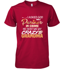 Crazy Grandma Partner in crime Men's Premium T-Shirt Men's Premium T-Shirt - belovedtshirt