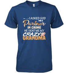 Crazy Grandma Partner in crime Men's Premium T-Shirt Men's Premium T-Shirt - belovedtshirt