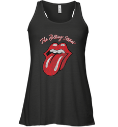Mens The Rolling Stones Script Tongue Logo Women's Racerback Tank