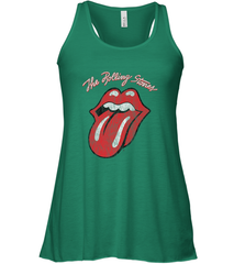 Mens The Rolling Stones Script Tongue Logo Women's Racerback Tank Women's Racerback Tank - belovedtshirt