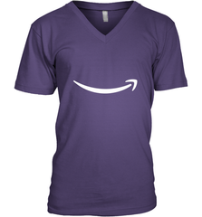 Smile Shirt  White Logo Men's V-Neck Men's V-Neck - belovedtshirt