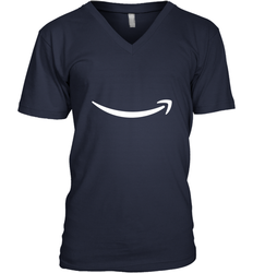 Smile Shirt  White Logo Men's V-Neck