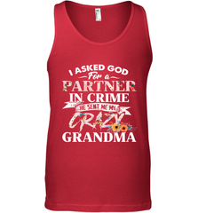 Crazy Grandma design Men's Tank Top Men's Tank Top - belovedtshirt