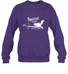 Mens Squirrel Papa Art Father's Day Gift Crewneck Sweatshirt Crewneck Sweatshirt - belovedtshirt