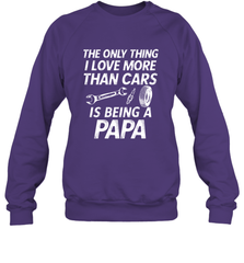 The only thing I love more than Cars is Being a Papa Funny Crewneck Sweatshirt Crewneck Sweatshirt - belovedtshirt