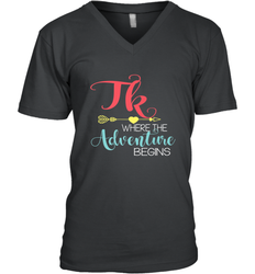 TK Transitional Kindergarten Where The Adventure Begins Men's V-Neck