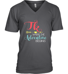 TK Transitional Kindergarten Where The Adventure Begins Men's V-Neck Men's V-Neck - belovedtshirt
