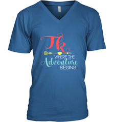TK Transitional Kindergarten Where The Adventure Begins Men's V-Neck Men's V-Neck - belovedtshirt