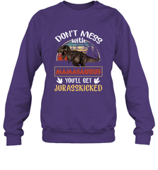 Dont mess with Mamasaurus Crewneck Sweatshirt Crewneck Sweatshirt - belovedtshirt