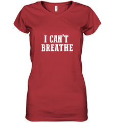 I can't breathe Women's V-Neck T-Shirt Women's V-Neck T-Shirt - belovedtshirt