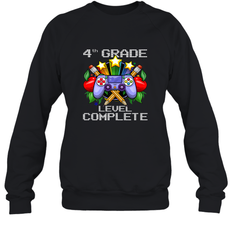 4th Grade Level Complete Back To School Gift Boys Girls Crewneck Sweatshirt