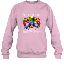 4th Grade Level Complete Back To School Gift Boys Girls Crewneck Sweatshirt Crewneck Sweatshirt - belovedtshirt