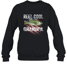 REEL COOL GRANDPA Crewneck Sweatshirt Crewneck Sweatshirt - belovedtshirt
