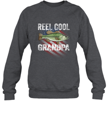 REEL COOL GRANDPA Crewneck Sweatshirt Crewneck Sweatshirt - belovedtshirt