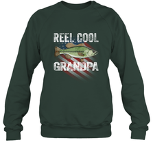 REEL COOL GRANDPA Crewneck Sweatshirt Crewneck Sweatshirt - belovedtshirt