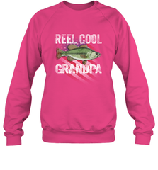 REEL COOL GRANDPA Crewneck Sweatshirt Crewneck Sweatshirt - belovedtshirt