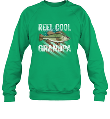 REEL COOL GRANDPA Crewneck Sweatshirt Crewneck Sweatshirt - belovedtshirt