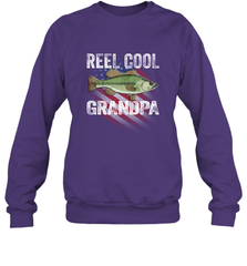 REEL COOL GRANDPA Crewneck Sweatshirt Crewneck Sweatshirt - belovedtshirt