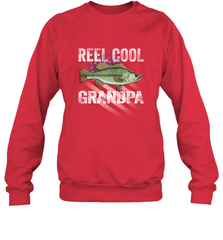 REEL COOL GRANDPA Crewneck Sweatshirt Crewneck Sweatshirt - belovedtshirt