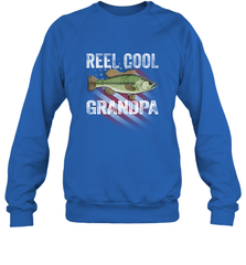 REEL COOL GRANDPA Crewneck Sweatshirt Crewneck Sweatshirt - belovedtshirt