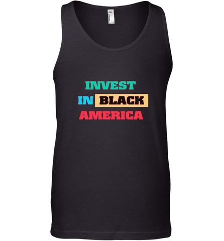 Invest In Black America Men's Tank Top Men's Tank Top / Black / XS Men's Tank Top - belovedtshirt