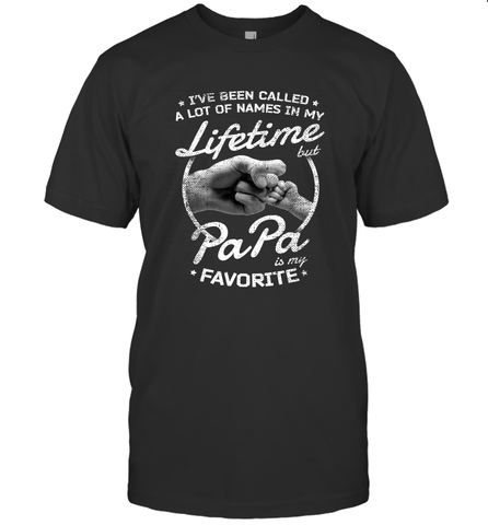 Papa Fathers Day Grandpa or Dad Men's T-Shirt Men's T-Shirt / Black / S Men's T-Shirt - belovedtshirt