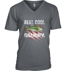 REEL COOL GRANDPA Men's V-Neck Men's V-Neck - belovedtshirt