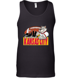 NFL Kansas City Football Logo Skyline Cityscape Men's Tank Top