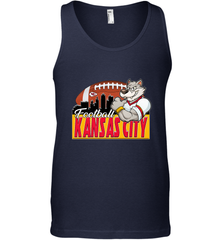 NFL Kansas City Football Logo Skyline Cityscape Men's Tank Top Men's Tank Top - belovedtshirt