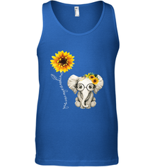 You Are My Sunshine Hippie Sunflower Elephant Gift Friend Men's Tank Top Men's Tank Top - belovedtshirt