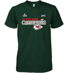 Youth Kansas City Chiefs NFL Pro Line by Fanatics Super Bowl LIV Champions Trophy Men's Premium T-Shirt Men's Premium T-Shirt - belovedtshirt