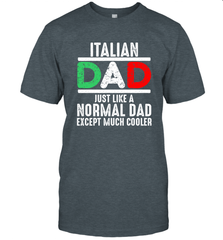 Italian Dad Much Cooler 3 Colours Italy Flag Fathers Day Men's T-Shirt Men's T-Shirt - belovedtshirt