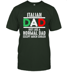 Italian Dad Much Cooler 3 Colours Italy Flag Fathers Day Men's T-Shirt Men's T-Shirt - belovedtshirt