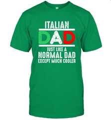 Italian Dad Much Cooler 3 Colours Italy Flag Fathers Day Men's T-Shirt Men's T-Shirt - belovedtshirt