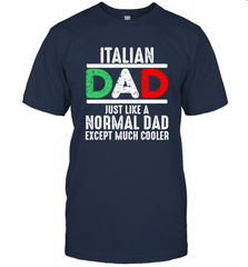Italian Dad Much Cooler 3 Colours Italy Flag Fathers Day Men's T-Shirt Men's T-Shirt - belovedtshirt