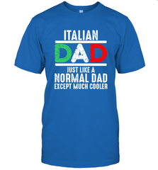 Italian Dad Much Cooler 3 Colours Italy Flag Fathers Day Men's T-Shirt Men's T-Shirt - belovedtshirt