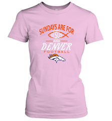 Sundays Are For Jesus and Denver Funny Christian Football Women's T-Shirt Women's T-Shirt - belovedtshirt
