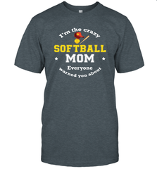 Crazy Softball Mom Men's T-Shirt Men's T-Shirt - belovedtshirt