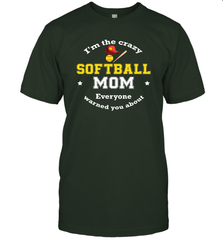 Crazy Softball Mom Men's T-Shirt Men's T-Shirt - belovedtshirt